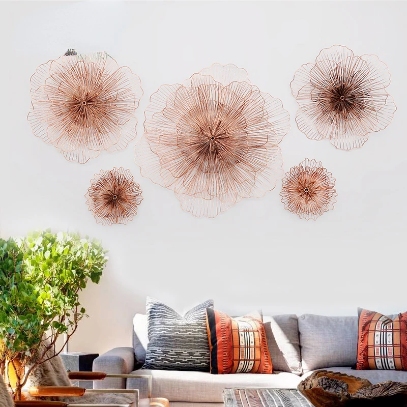 

Wall decorations, sofas, sample rooms, metal wall decorations, creative living room wall decorations, and hanging accessories