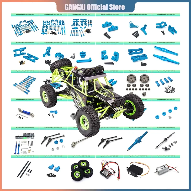 Wltoys-piezas De Repuesto Para Coche Teledirigido аксессуары Originales Classis Eje Trasero Brazo Caja Delantera 12428