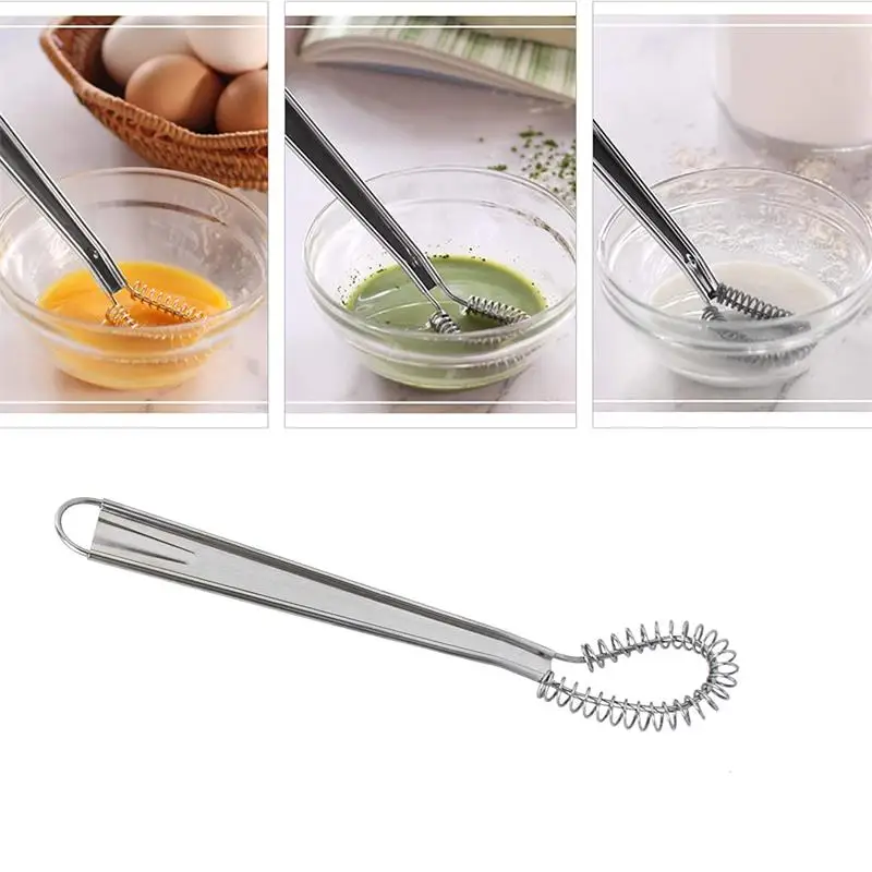 

1 Piece Stainless Steel Magic Hand Held Spring Whisk Kitchen Eggs Sauces Mixer Egg Beater Tools Kitchen Accessories