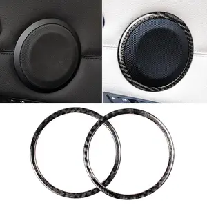 Decor Car Door Speaker Circle Cover Trim for  3 Series E90 E84 2005-2012