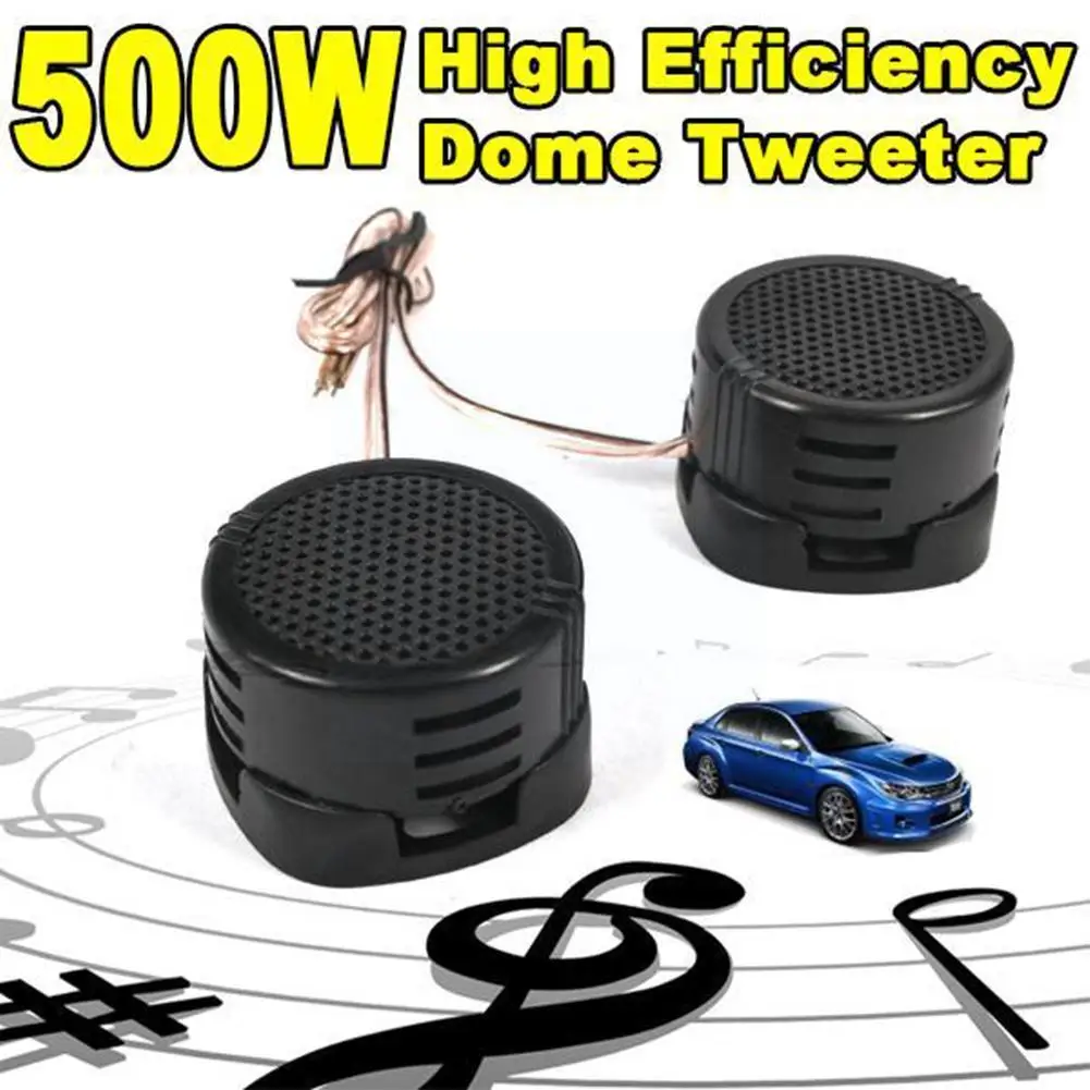 

Universal High Efficiency Mini Dome Tweeter Coil Loudspeaker Audio Loud Accessories Power Speaker Sound 500W Car Super 2x D2N0