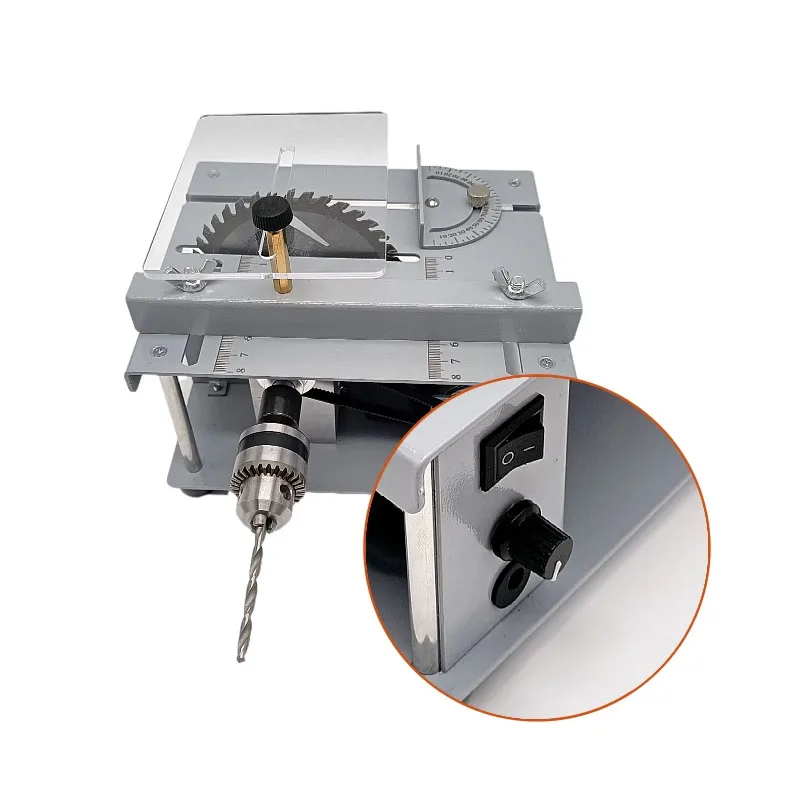 Мини-электрическая пила настольная деревообрабатывающий режущий станок