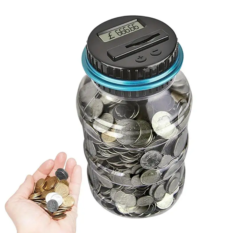 

Digital Money Counting Jar Kids Money Bank Digital Display Counting Coin Money Saving Box For Coin Jar For Boys Girls Supplies