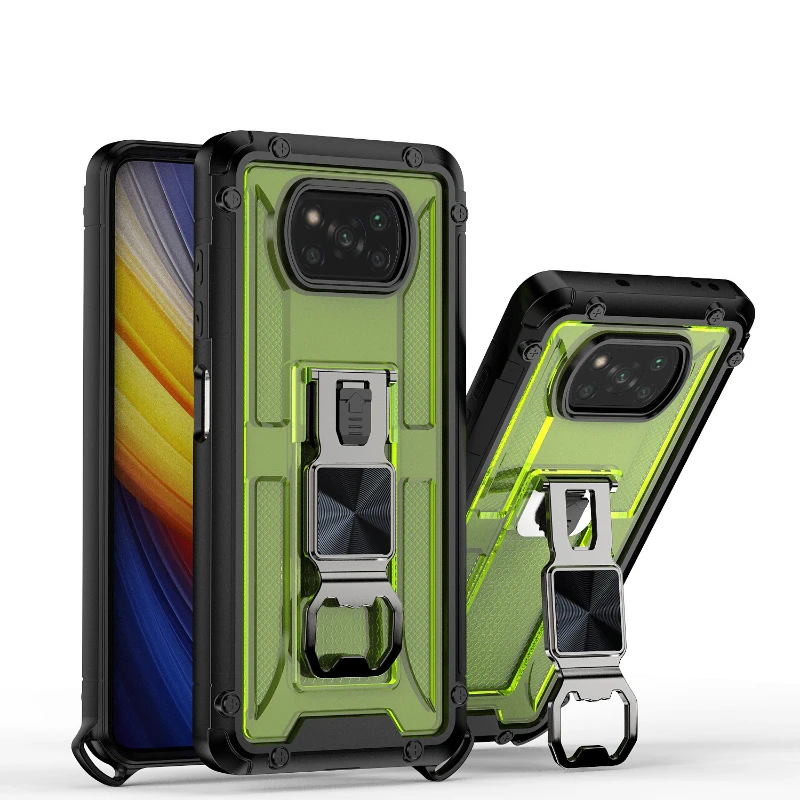 

Противоударный чехол для Xiaomi, POCO M3, X3 Pro NFC, Redmi Note 9, 9T10S, 10, 4G, с магнитным креплением, с подставкой