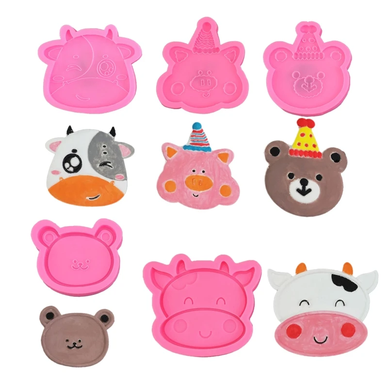 

Silicone Cake Moulds Fondant Molds Cupcake Jelly Candy Chocolate Decorating Gadgets Baking Accessories Animal Shape Mold