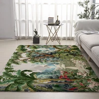 renaissance classical garden flannel living room carpet absorbent front door mat kids bedroom soft bathroom anti slip mat