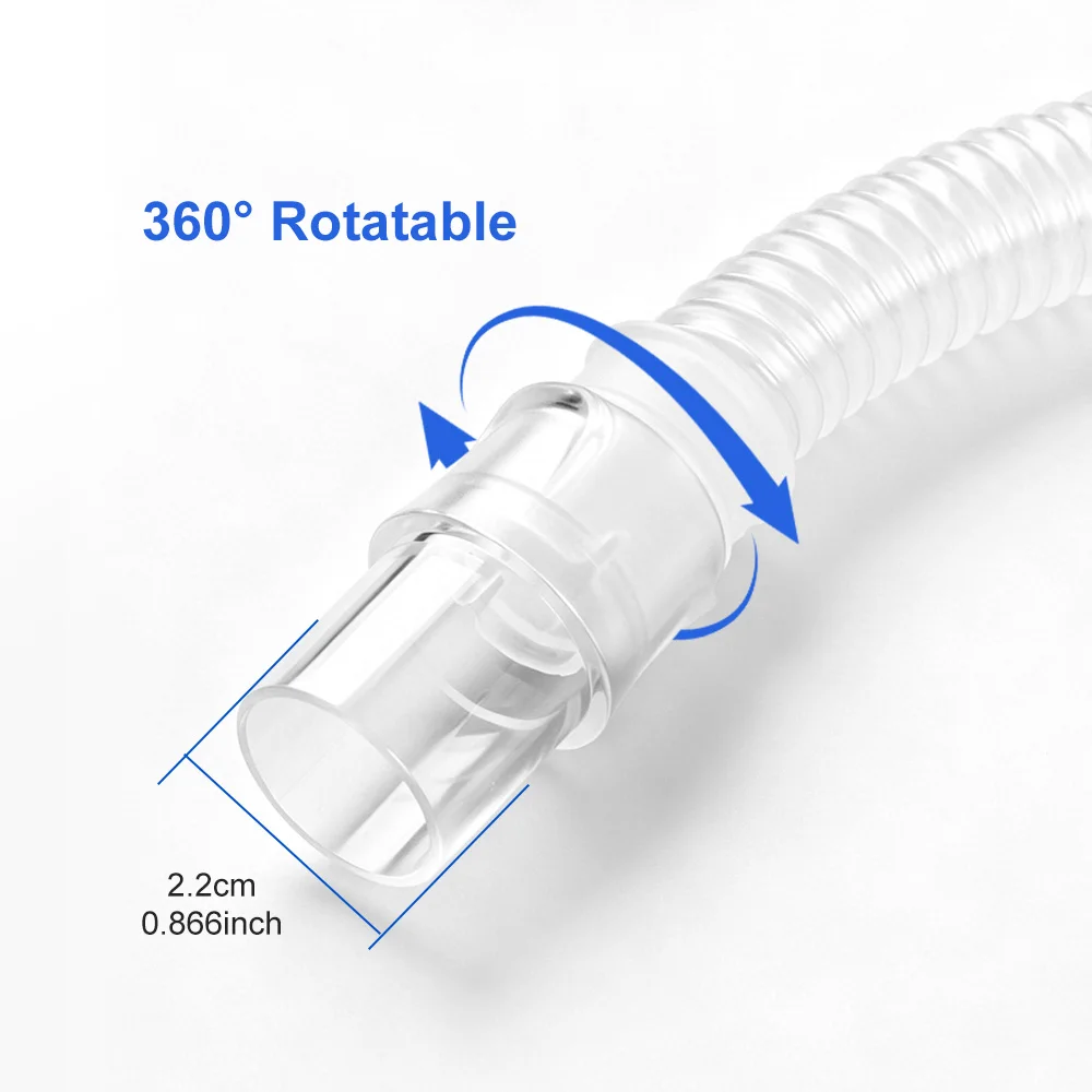 Фото Комплект из 2/1 шт. трубок для масок CPAP Airfit N20, сменный короткий шланг, совместимый с Airtouch N20, снижает шум и устраняет протечки №4