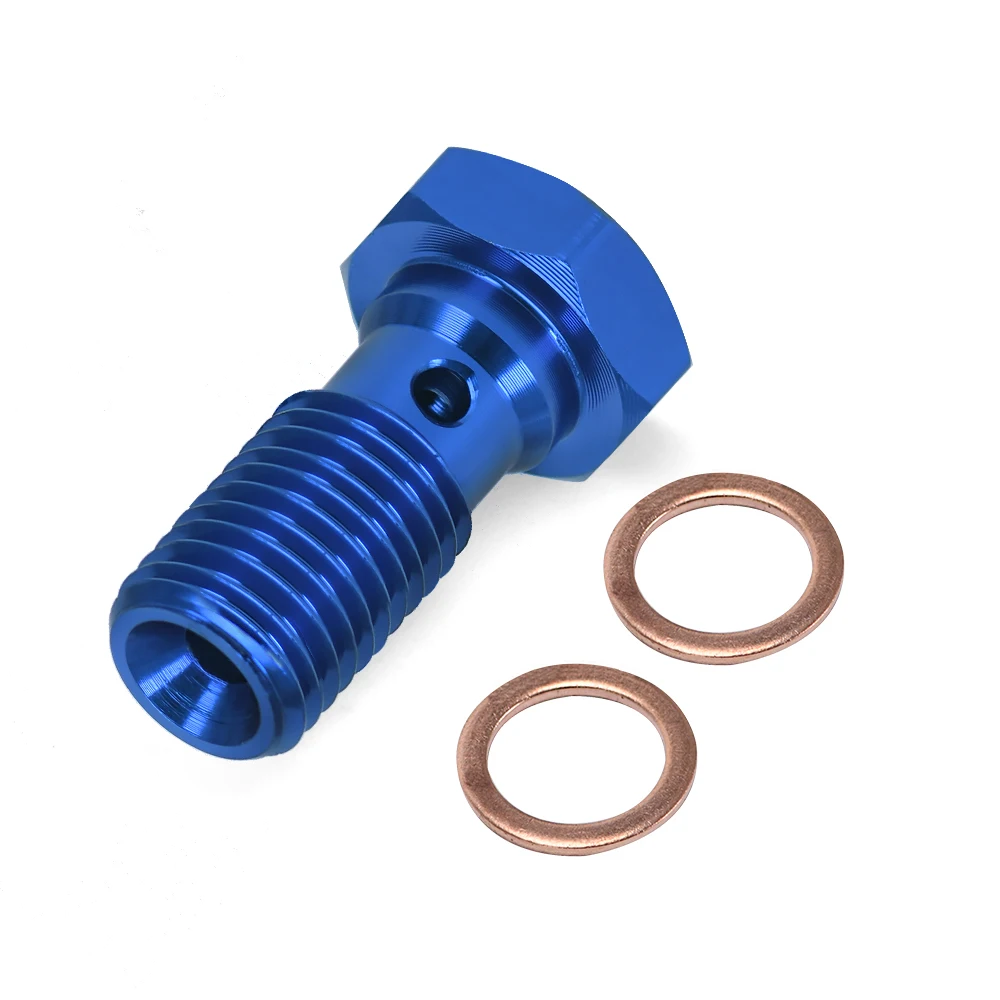 

22 мм M10*1,25 M10*1 AN3 1/8NPT банджо болты главный тормозной цилиндр винт тормозного шланга суппорт болт гидравлическая муфта мотоцикла