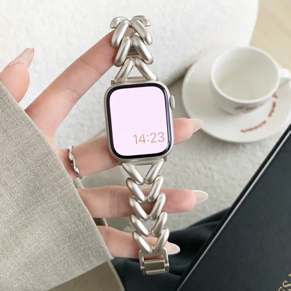 

Браслет стальной для Apple Watch Band Ultra 49 42 мм 40 мм 44 41 мм 45 мм