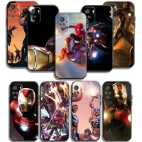 marvel iron man phone cases for xiaomi redmi note 8 pro 8t 8 2021 8 7 8 8a 7a 8 pro back cover soft tpu coque