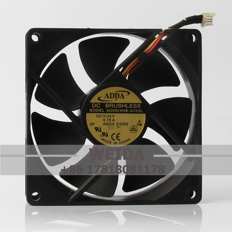 Фонарь охлаждения двойной шаровой инвертор для ADDA 24 В, 9025 А, 9 см,