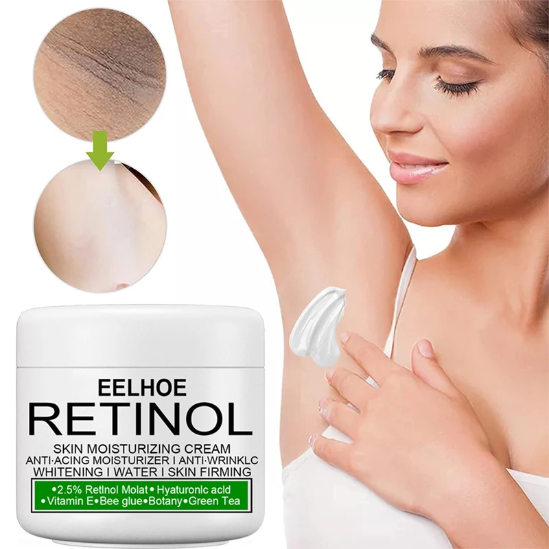 

Bleaching Face Body Whitening Cream Retinol Brighten Repair Armpit Elbow Buttock Moisturizing Lightening Intimate Area Skin Care