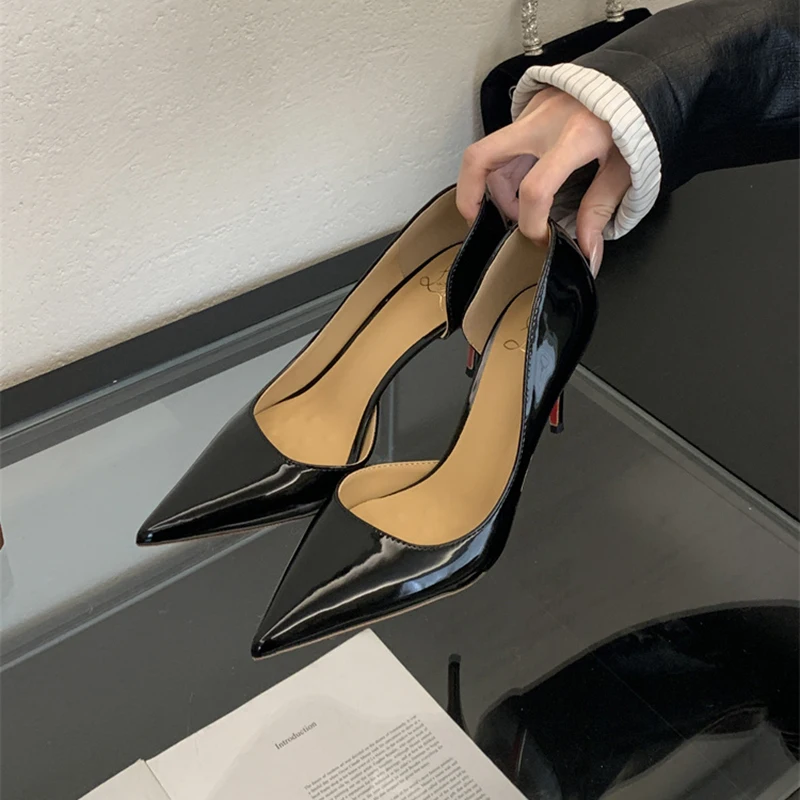 ZOOKERLIN/2025 летние новые женские туфли-лодочки на высоком каблуке пикантные