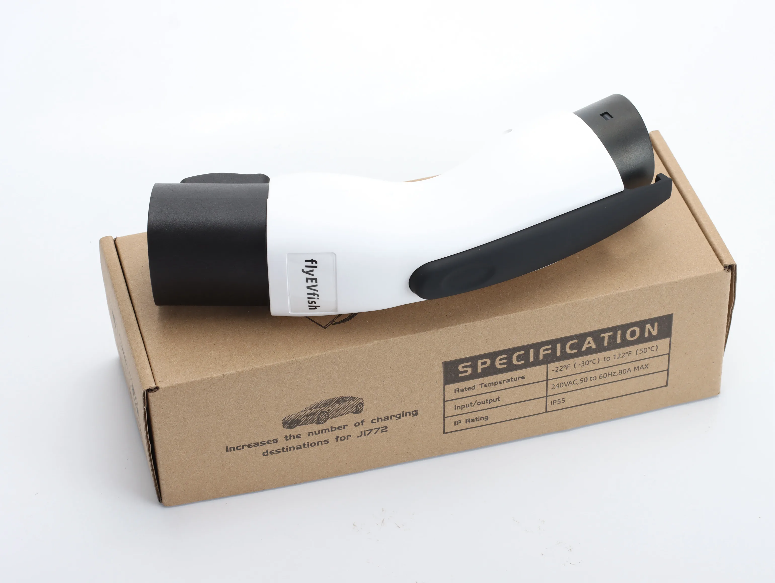 

Tesla Plug To J1772 Inlet Socket Ev Connector Tesla to Type 1 Ev Adapter 40A 250v For AC Electric Vehicle Car Charger Charging