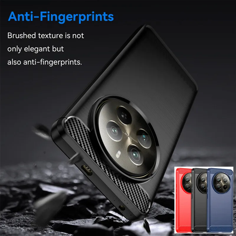 Гибкий чехол из ТПУ для Realme 12 Pro Plus 11 + защитный 4G противоударный