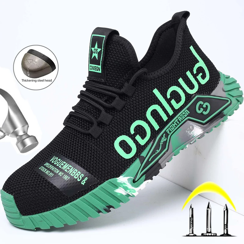 Fashion Safety Shoes With Steel Toe Cap 