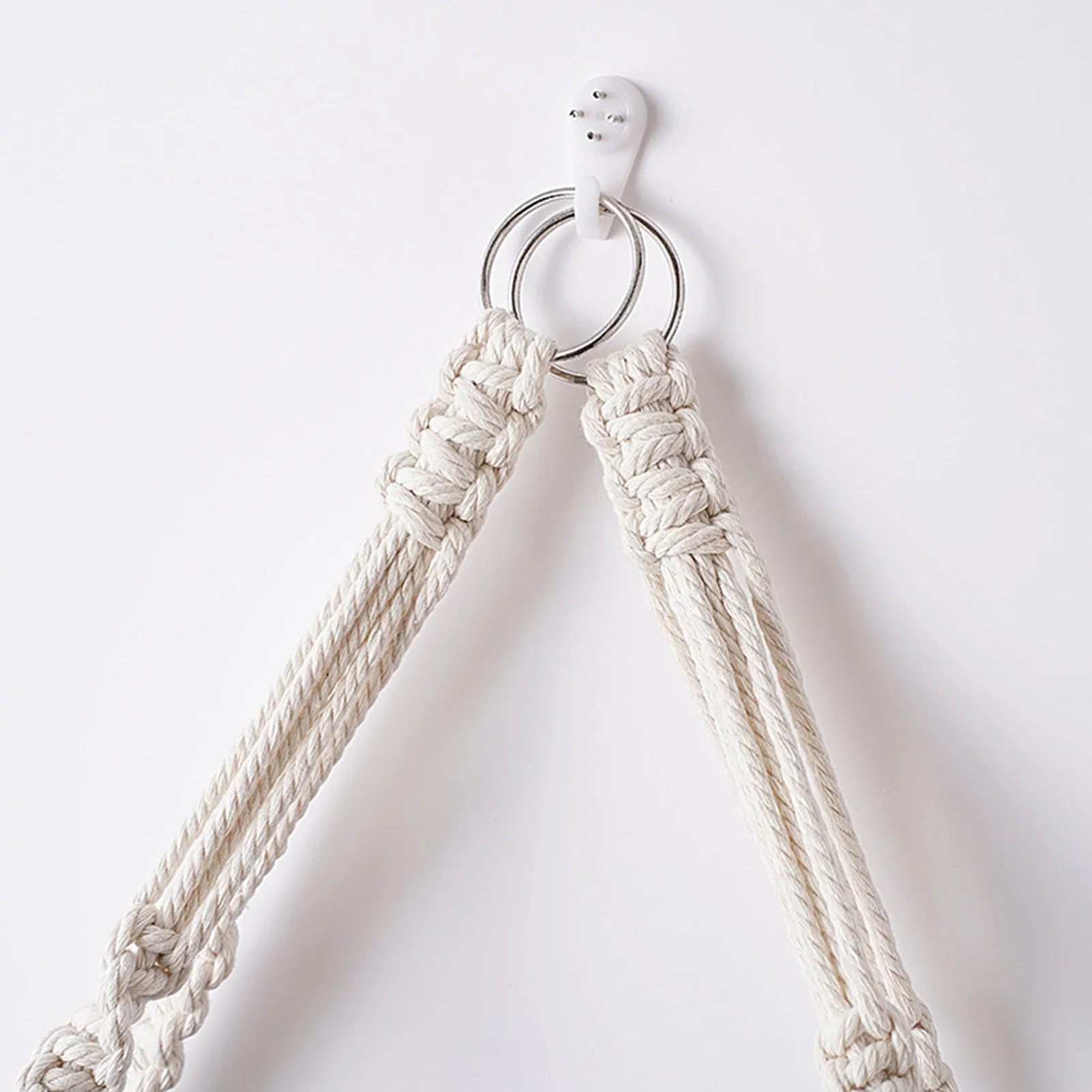 Плетеная гобелен из макраме Бохо ручная работа настенная подвесная полка для