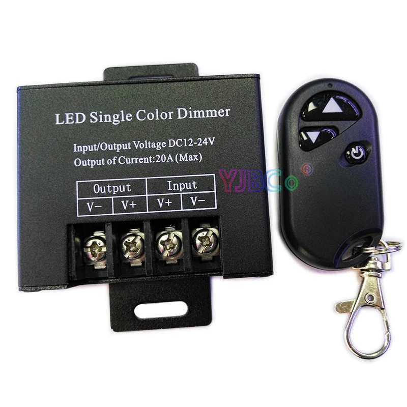 12V 24V LED Single Color Dimmer 3Key 11Key wireless Remote 8A 20A 30A Dimming Switch Lights Tape Controller for LED Strip images - 6