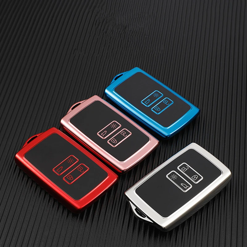 

TPU Car Key Case Cover for renault megane 4 clio arkana captur zoe Arcan Logan Kadjar Espace scenic for dacia sandero Duster