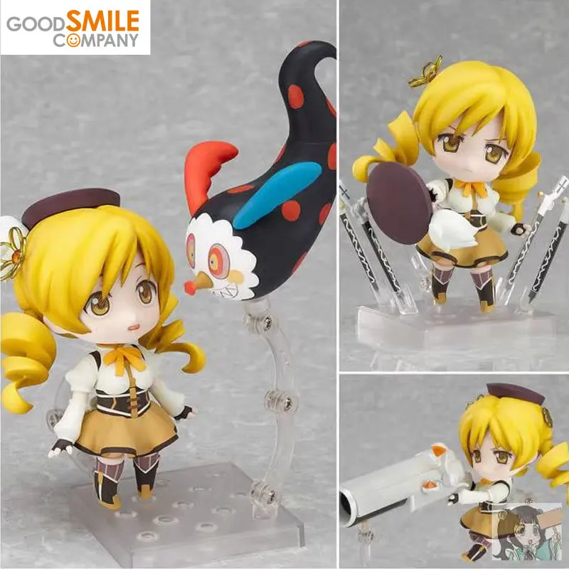 

In Stock Good Smile Original GSC Nendoroid 183 Puella Magi Madoka Magica Tomoe Mami Movable Action Figure Model Decorate Gifts