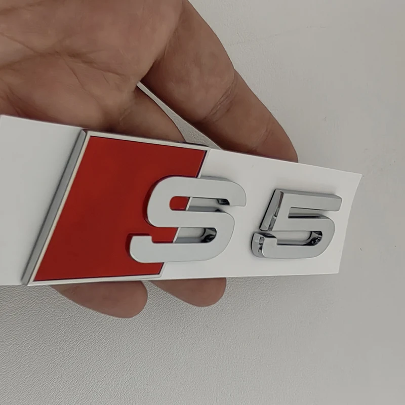 3D ABS хромированный Черный Автомобильный задний багажник значок наклейки для Audi S3