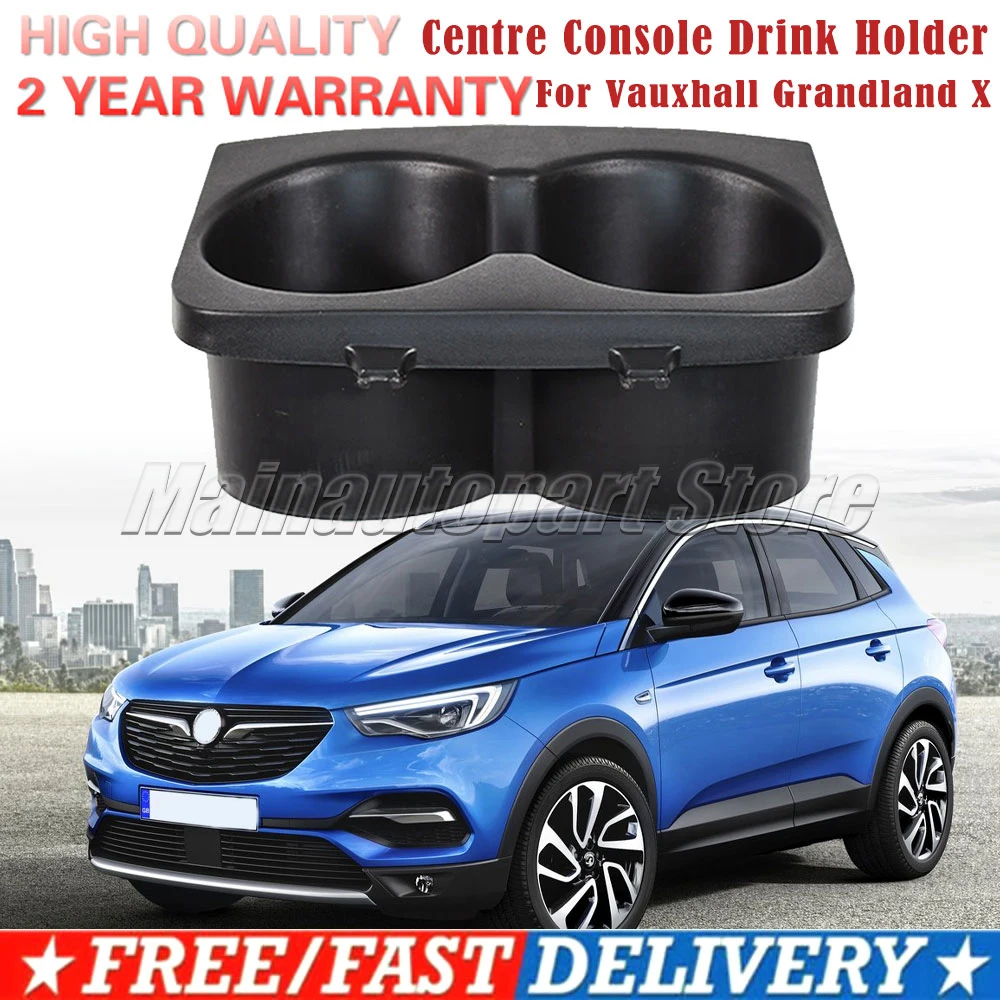 

Модернизация противоскользящего подстаканника для Vauxhall Grandland X 2017-2024, держатель для напитков на центральной консоли с легко щелчками