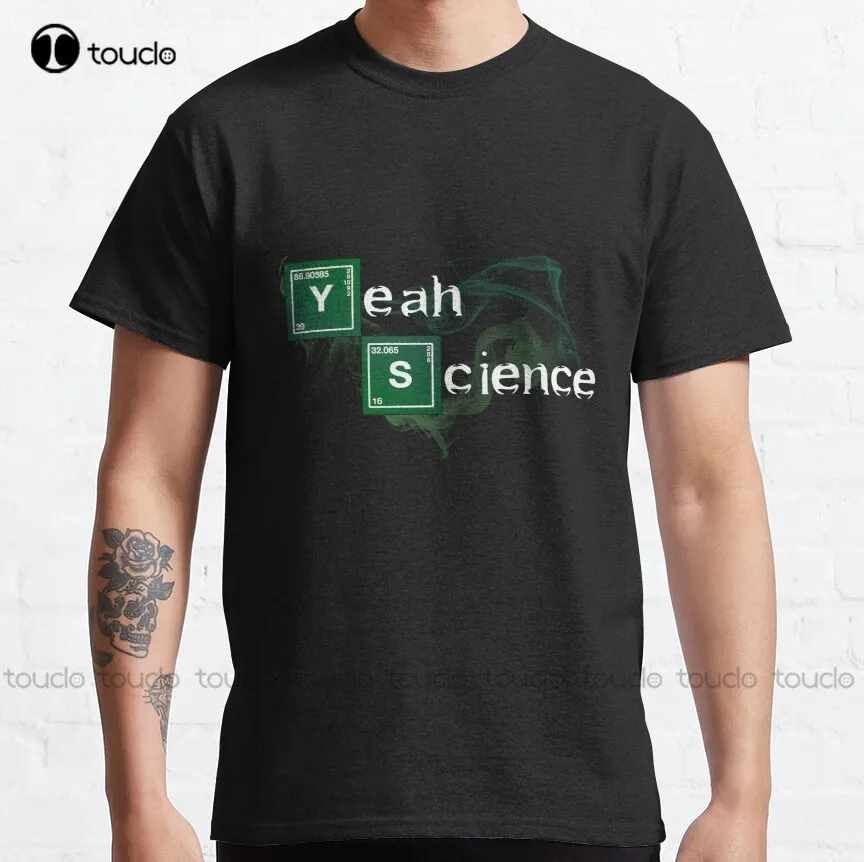 

Классическая футболка с надписью Yeah Science Better Call Saul во все тяжкие, Уолтер белый Джесси Пинкман, рубашки для мам, женский подарок на заказ