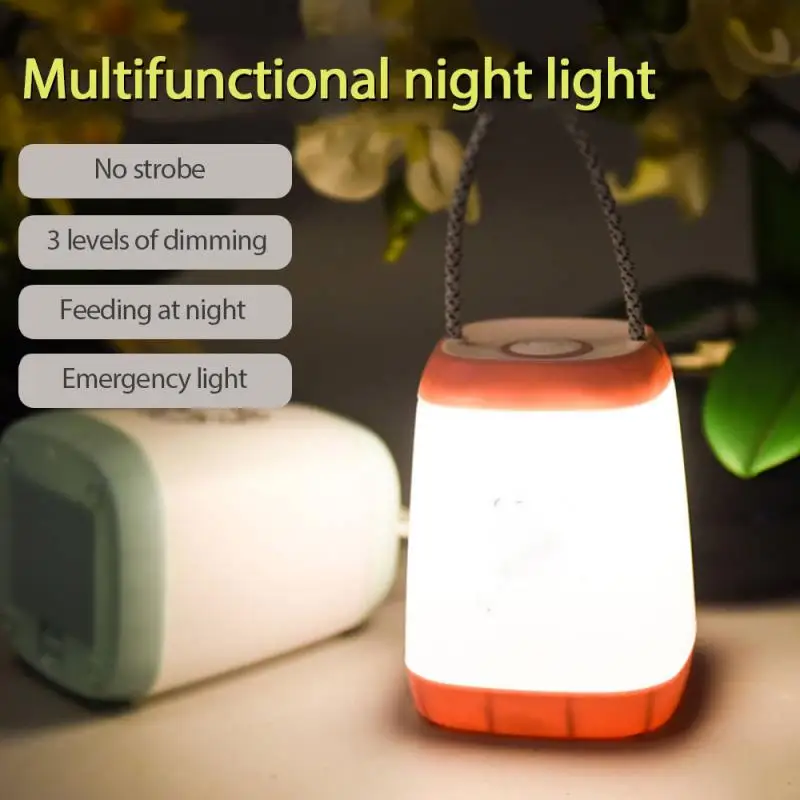 

Портативный ночник, прикроватный светильник для спальни, ручная перезаряжаемая лампа для защиты глаз, освещение для грудного вскармливания и сна