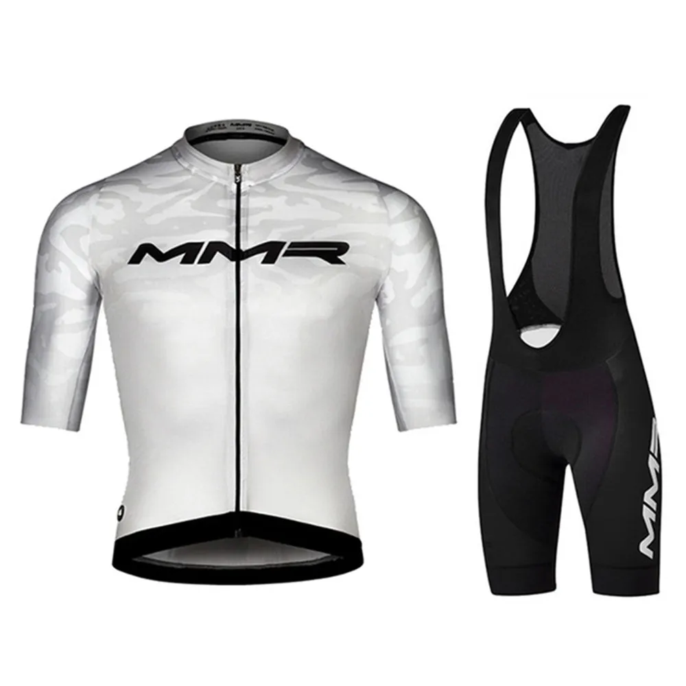 

MMR Pro Team Cycling Jersey Set Man Bicycle Maillot Shirt Bike Kit Camisa Masculina Summer MTB Wear Gel Bib Short Clothes