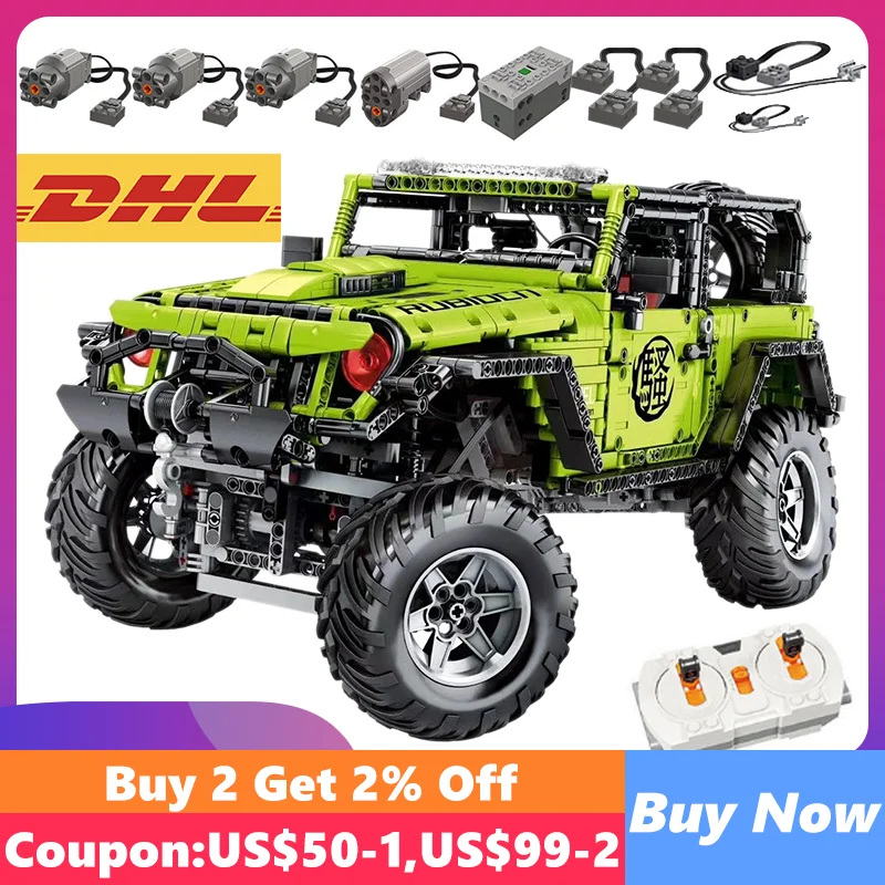Технический Автомобиль Мотор Power APP пульт дистанционного управления J902 строительные блоки кирпичи багги игрушки для детей модели для сборки подарок Moc