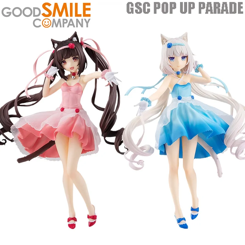 

Original Good SMILE GSC POP UP PARADE Nekopara Chocola Vanilla Cocktail Dress Ver. Figure Anime Action Model Toys Gift Boy