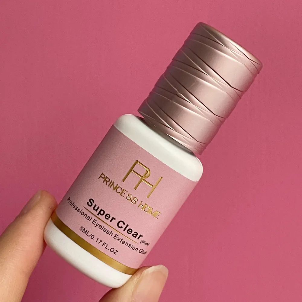 

Private Label Fast dry Low Humidity Strong Hold Lash Glue Adhesive Professional Eyelash Extensions Pink Jelly Glue