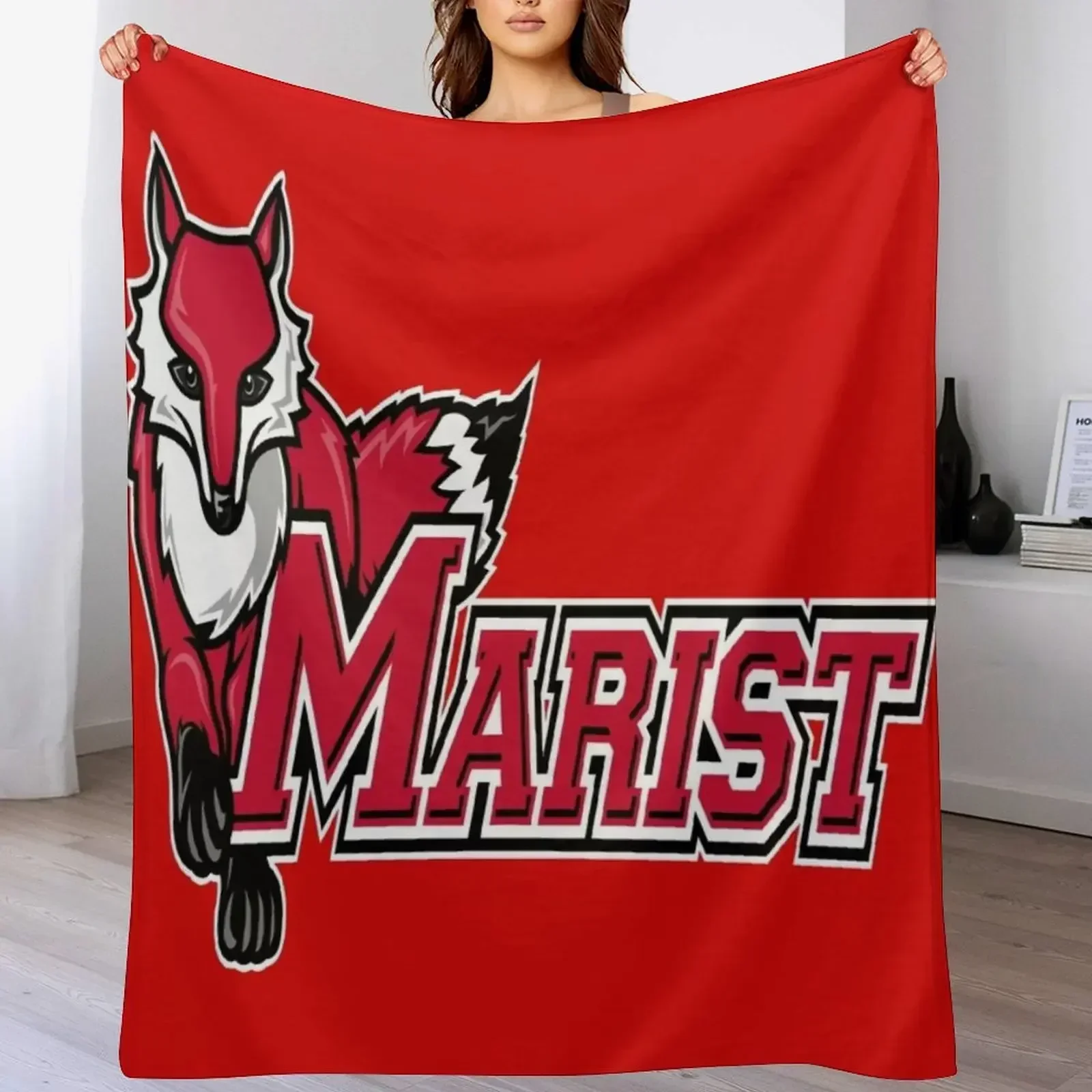 Одеяло Marist_Red_Foxes Роскошные декоративные милые плед-одеяла