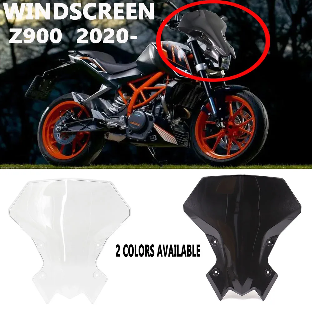 

Fits For KAWASAKI Z-900 Z 900 Z900 Z650 2020 2021 2022 Motorcycle Sports Touring WindScreen Windshield Viser Visor Deflector