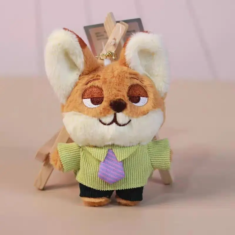 Фото Новинка для Zootopia 2, плюшевый брелок Fox Nick Rabbit Judy, милая плюшевая кукла, кулон, игрушка, кукла, сумка, подвеска, Рождественский подарок №3