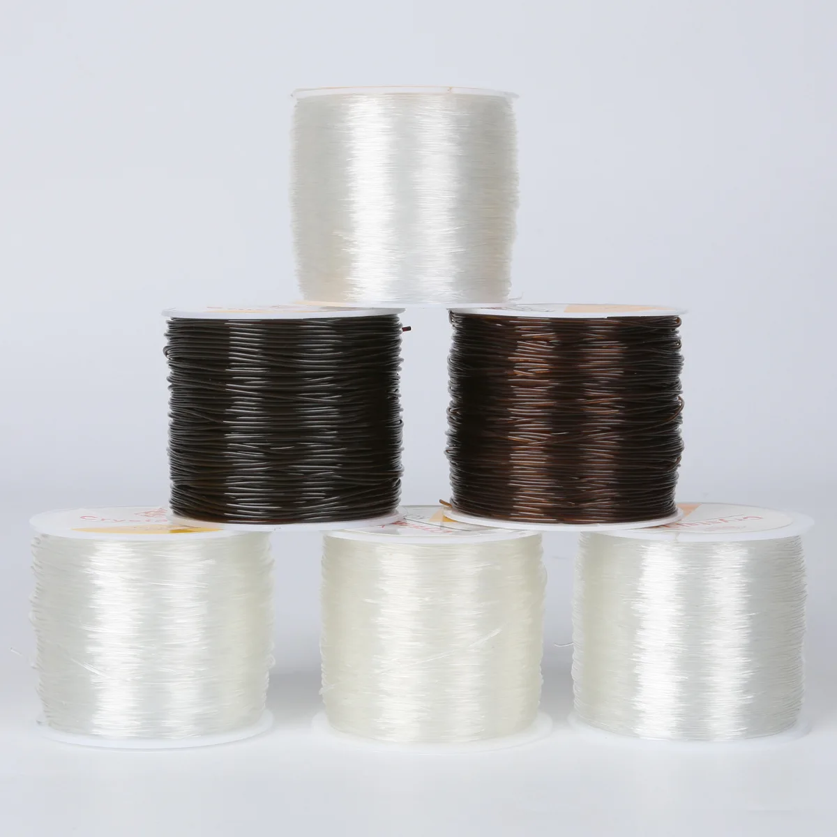 0.5/0.6/0.8/1mm Transparent Elastic Crystal Beading Cord for Bracelets Necklace Stretch Wire String Thread DIY Jewelry Making