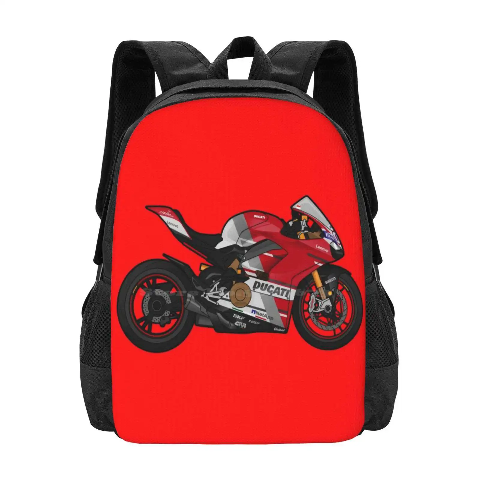 

Panigale V4 Dovizioso Pattern Design Laptop Travel School Bags Panigale V4 Wdw World Week Dovizioso Davies Miller Pettrucci
