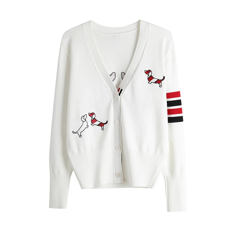 

Knitted Korean Fall Clothes New Sweater High Quality Clothing Womens Cardigan Long Sleeve Girl 2023 Fashion Knit Winter Y2k Tops