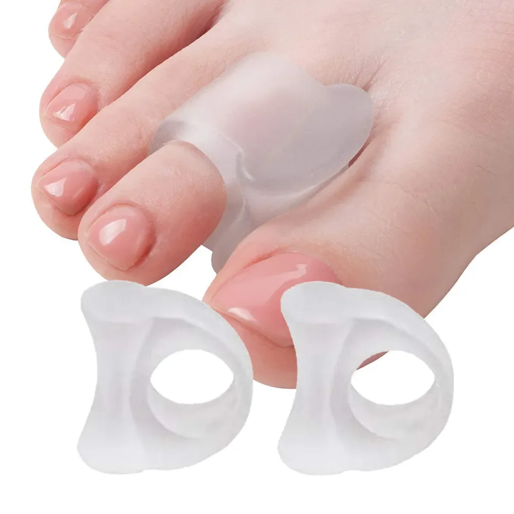 

Pair Toe Silicone Bunion Guard Foot Care Orthopedic Toe Separators Finger Toe Separator Correction Pad Foot Care Tool