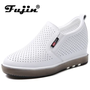 Женские кроссовки на шнурках FUJIN, повседневные, теплые, с Плюшевым Мехом, на осень и зиму