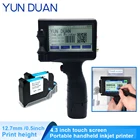 4,3-дюймовый сенсорный экран портативный струйный принтер Датаqr-кодпринтер этикеток струйный принтер USB Ручной струйный принтер