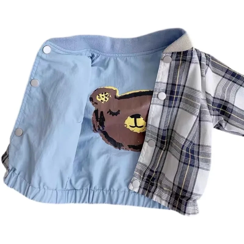 

Куртка детская демисезонная с длинным рукавом, двусторонняя, P4 739