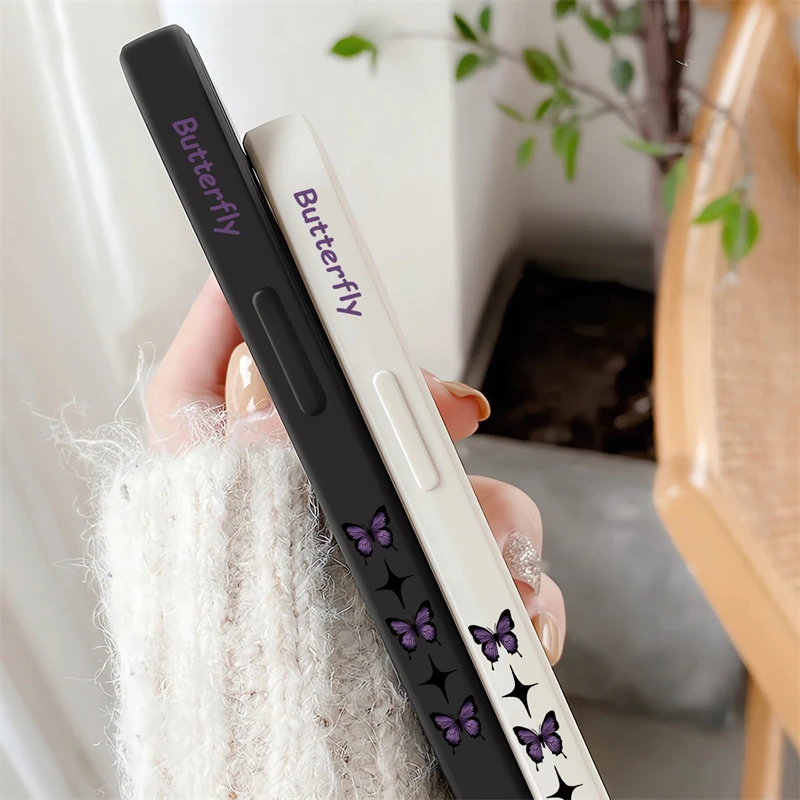 Винтажный чехол для телефона с принтом бабочки OPPO A78 A76 A74 A60 A57 A54 A53 A38 A31 A17 A16K A15 A9