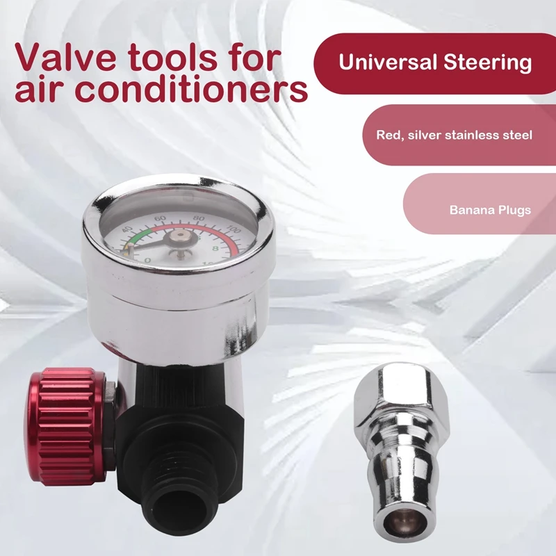 1 шт. 1/4 дюйма Bsp мини-Регулятор воздуха клапан инструмент Прочный Маленький