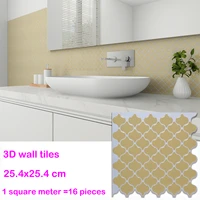 vividtiles 1010 inch self adhesive vinyl wallpaper decor sticker peel and stick 3d lantern wall tiles 1 sheet