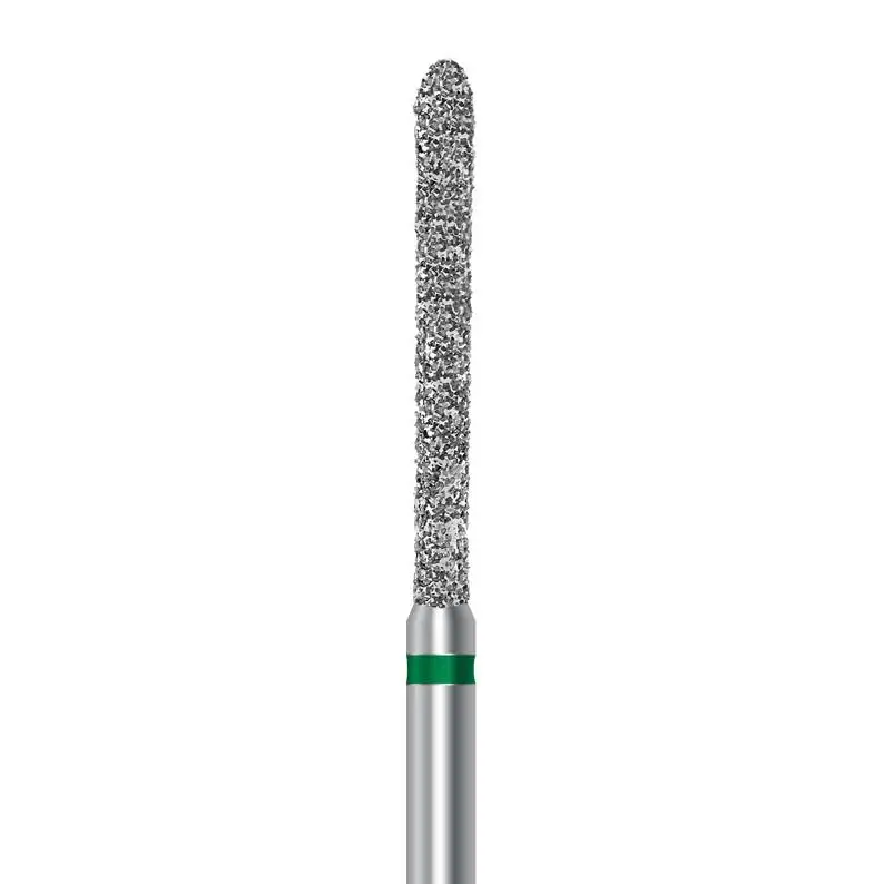 

Frank Dental - Diamond Dental Burs - 879L Green Belt Diamond Burs - For Tubine - 5 pcs - Made in Germany