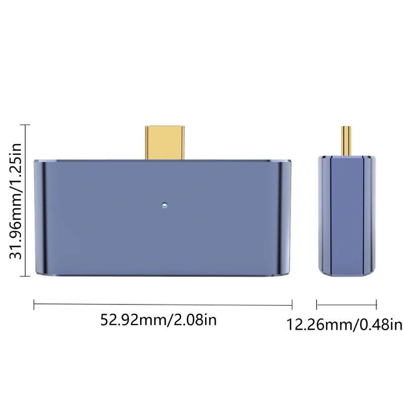 Адаптер преобразователя типа 2 в 1/3 1