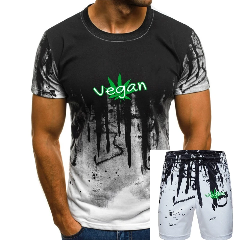 

Newest 2020 T Shirt Fashion Summer O Neck Cotton Vegan Weed Pot Lover Graphic Men Unisex Design Street Wear Custom Shirt