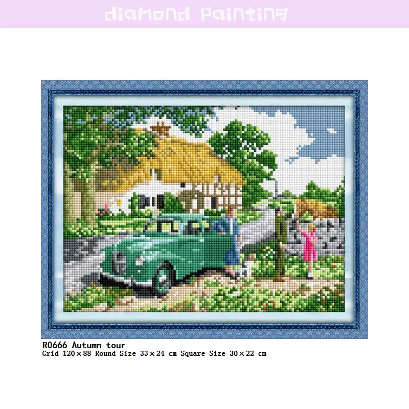 

Набор для алмазной живописи, осень, фотография