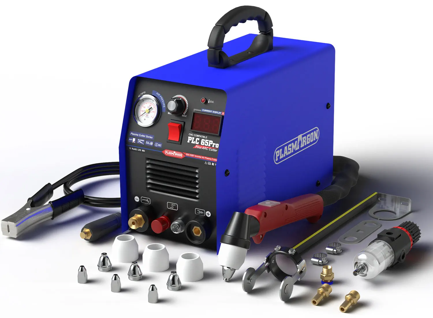 

PLC 65P - плазморез по металлу 220в дуговой инвертор IGBT DC CNC Программируемое полностью цифровое сварочное оборудование